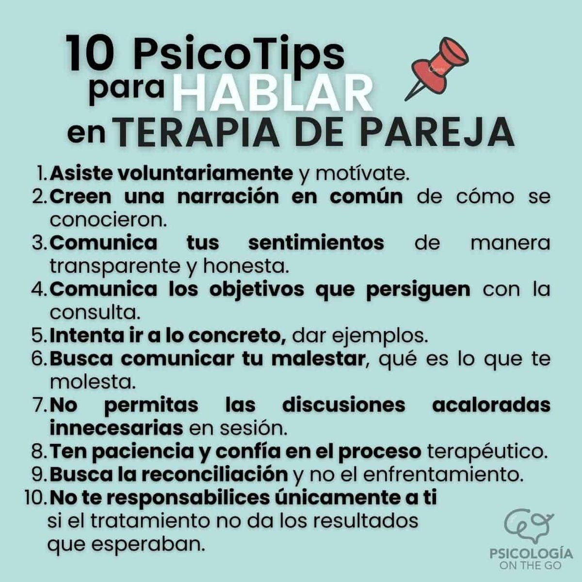 10 Consejos para hablar en una terapia de pareja