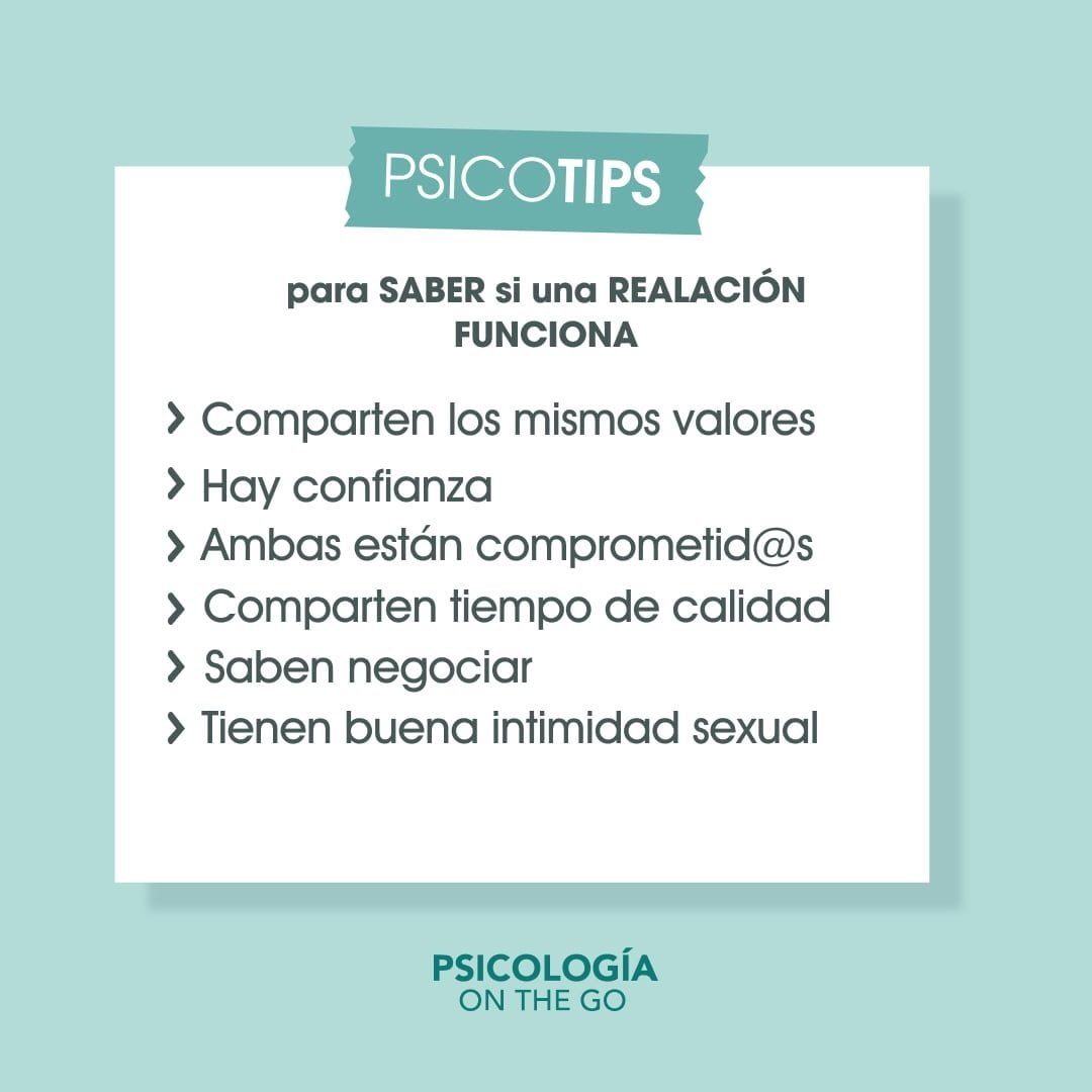 ¿Cómo saber si una relación funciona?