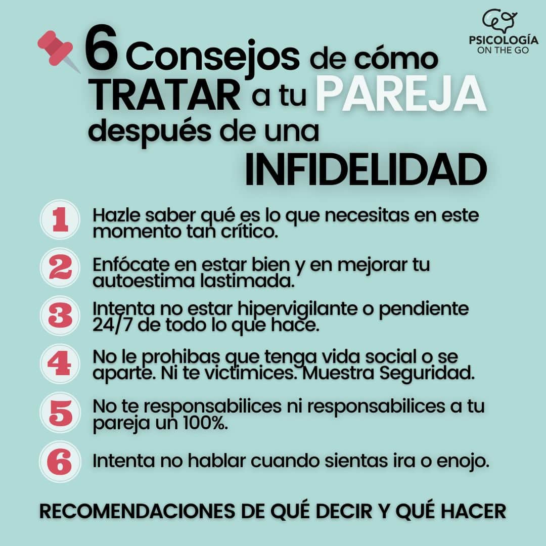como tratar a mi marido despues de una infidelidad