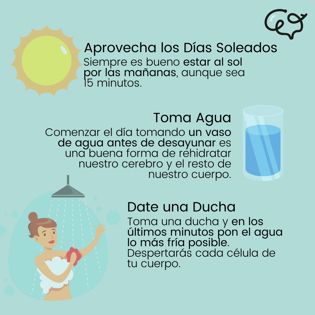 Hábitos saludables en la mañana