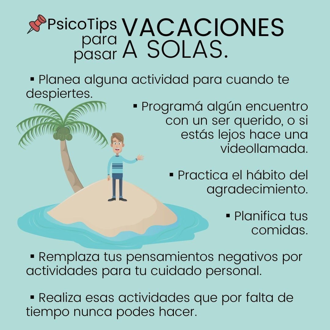 ¿Cómo Disfrutar las Vacaciones Solo/a? | 6 PsicoTips