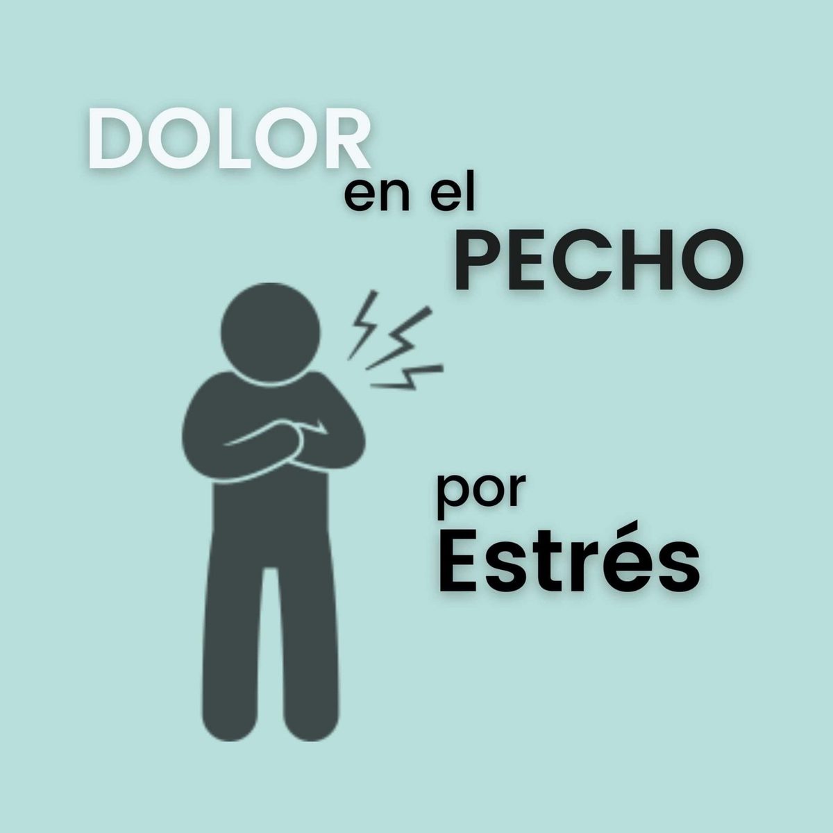 Dolor en el pecho por estrés