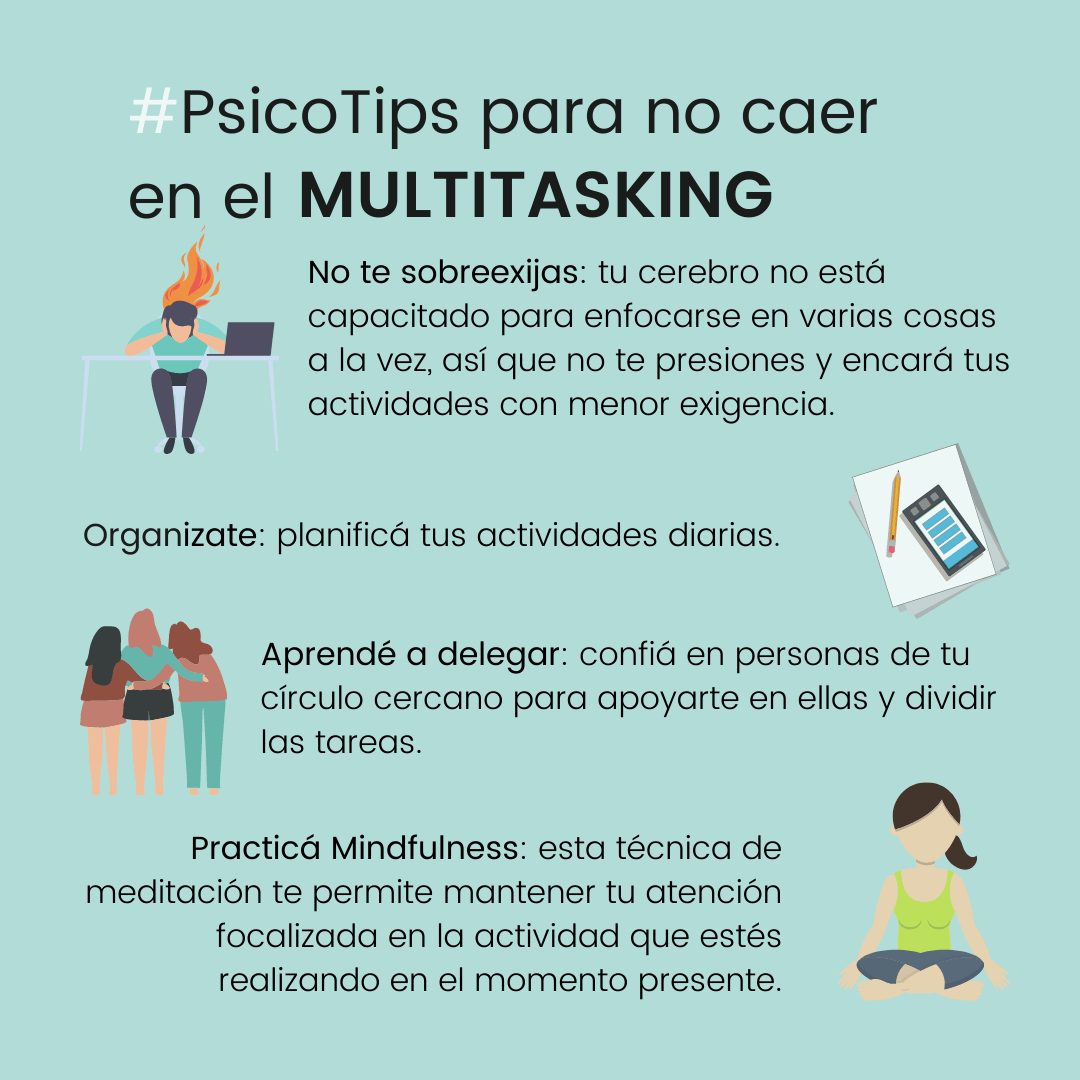 ¿Cómo No Caer en la Trampa del Multitasking? | 6 PsicoTips