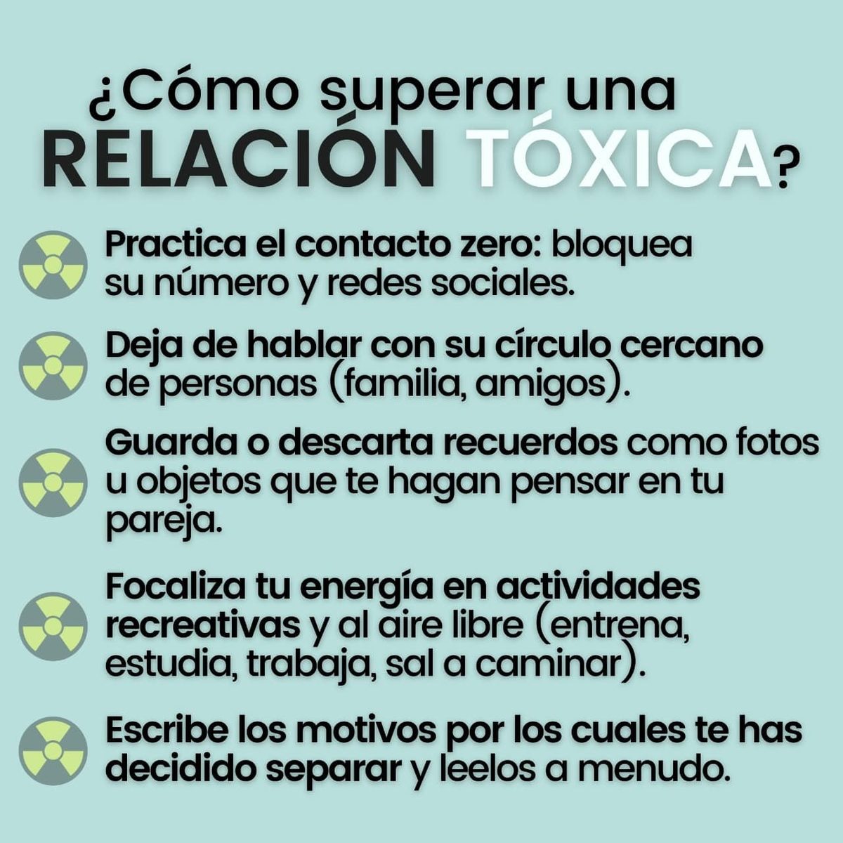 Relaciones tóxicas: ¿Cómo superarlas?