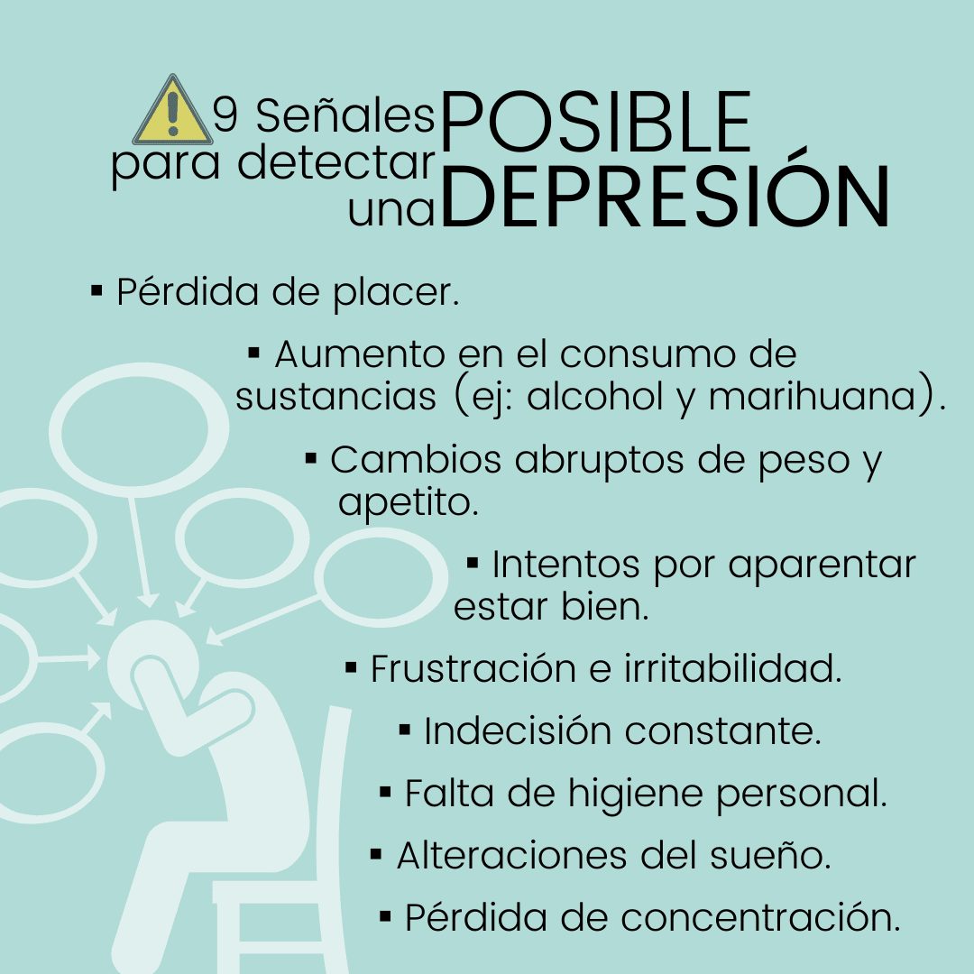 Señales de Depresión frecuentes que no Vemos